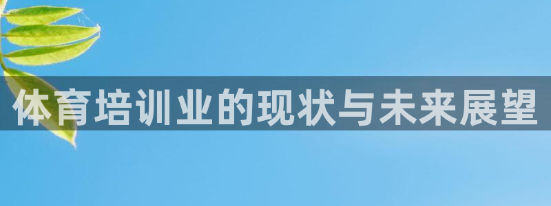 欧陆娱乐怎么注册会员的：体育培训业的现状与未来展望